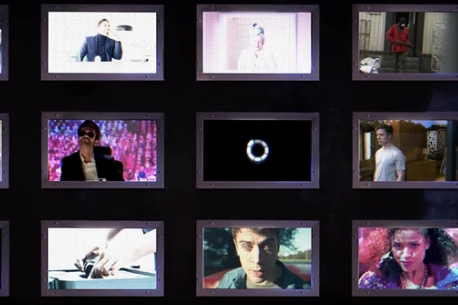 A grid of framed images from Black Mirror's Bandersnatch